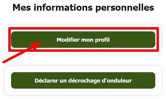 ASBL Beprosumer - Modifier mon profil